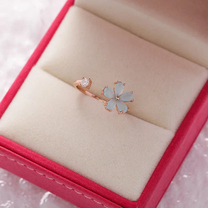 Crystal Zircon Rings Butterfly  Jewelry Gift