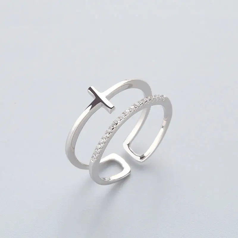 Rings Double Layer Personality Jewelry