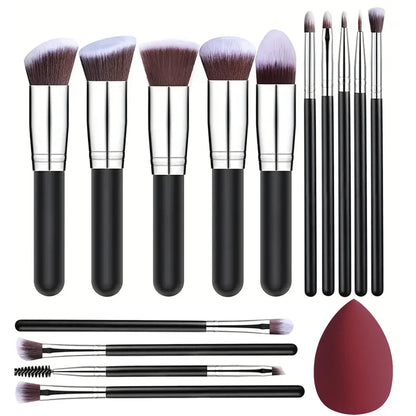 14 PCS Makeup Brushes Beauty Tool  gift