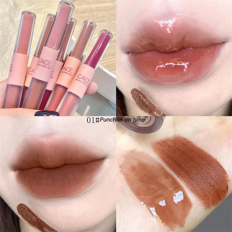 Double End Lip Glaze Full Gloss Mirror