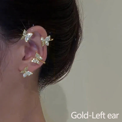 1PC New Fashion Gold Color Moon Star Clip Earrings  Jewelry Gifts